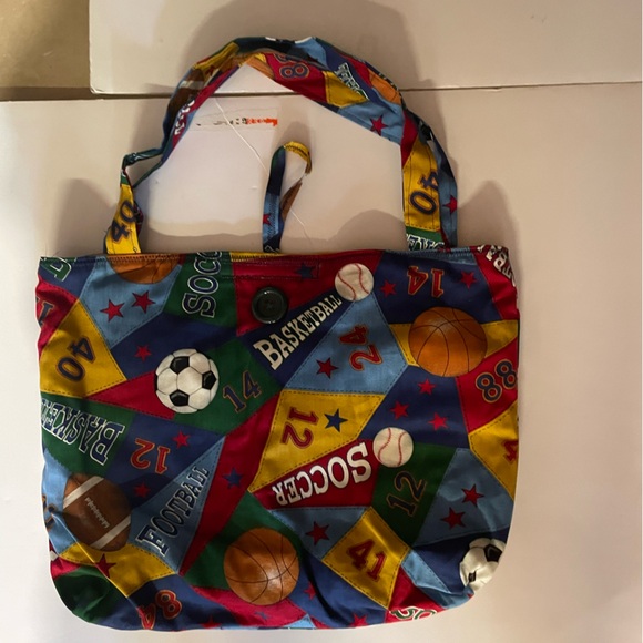 Tote Bag All Sports Pattern - Picture 1 of 1